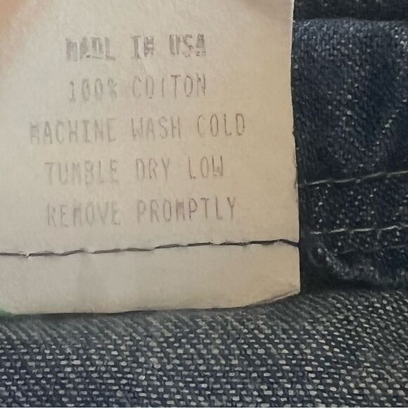 VINTAGE Orvis Denim Skirt size 10 made in USA 100% cotton - Picture 14 of 15